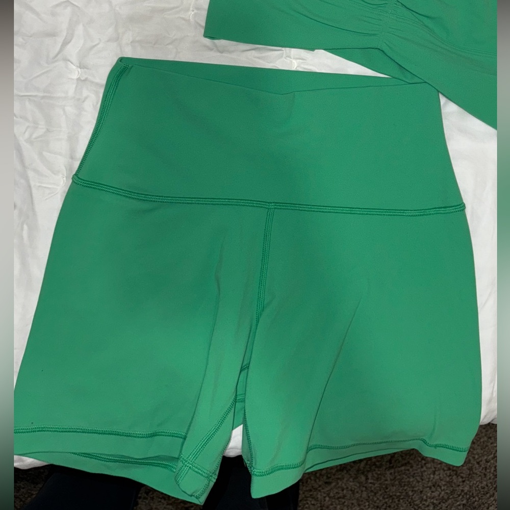 Aritzia Vibrant Green Athletic Shorts